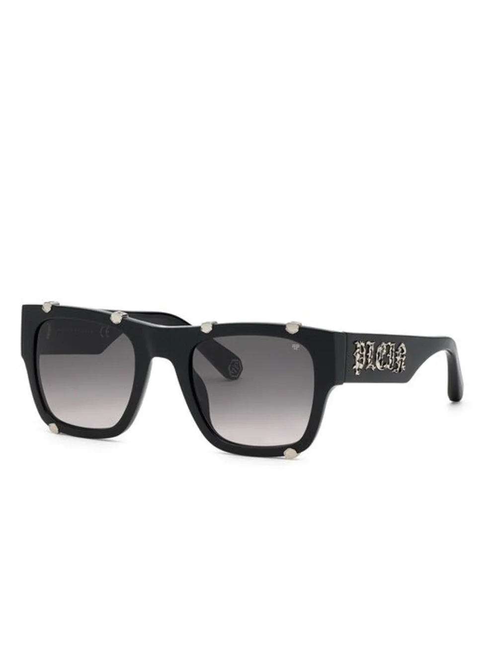 New Philipp Plein Square Gothic Plein Icon Square Sunglasses SPP042W